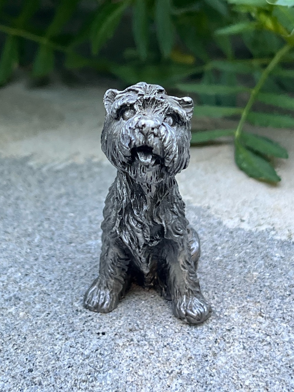 Vintage Metal Westie Figurine